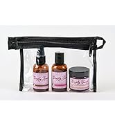 ACNE THERAPY KIT (2oz SET WITH BAG) Facial Cleanser Toner Moisturizer Blemish Skin Care Oily Clog...