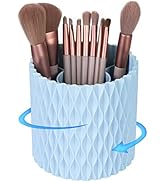 Makeup Brush Holder Organizer -360° Rotating Multi-Functional Pen Holder for Desk,Multi-Purpose D...