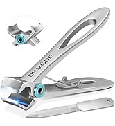 Nail Clippers for Men Thick Nails -DRMODE Heavy Duty Large Toenail Clippers for Thick Nails with ...