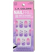 L.A. COLORS Nail Frill Artificial Nail Tip (carded), True Beauty CNT466W