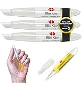 Bliss Kiss Refillable Squeeze Cuticle Oil Pen, Empty 3-Pack, Ideal for Nail Growth Oil and Nail O...