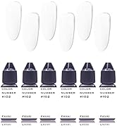 FAVAI Airbrush Gel Nail Polish Air Gel Set White Color (#102) 6x15ml