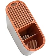 HEMOTON Dish Drying Rack Dish Drainer Knife Block Holder Knife Storage Organizer Chopstick Holder...