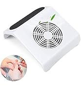 AREMOD 40W Nail Dust Collector Portable Nail Vacuum Cleaner Nail Fan Suction Machine Nail Art Sal...
