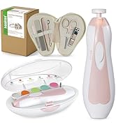 haakaa Electric Nail Care Set & Pear-FECT Manicure Kit, Baby Nail Clippers Kit for Newborns, Todd...