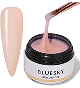 BLUESKY Builder Gel For Nails, Gel Nail Polish, Nail Strengthener, Nail Extension Tips, Nude Pink...