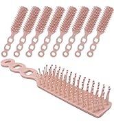Bulk Hair Brushes for Homeless, 60 Pack Hair Brush Bulk for Curly Wavy Hair Blow Drying Styling D...