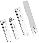 FIXBODY Heavy-Duty Nail Clippers,High-Carbon Steel, Double-Sharpened Blades, Fingernail & Toenail...