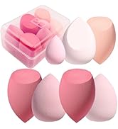 Makeup Sponge Set BS-MALL Blender Sponges 7 Pcs for Liquid, Cream, and Powder, Multi-colored with...