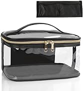 Makeup Bag, Clear Travel Makeup Bag Portable Makeup Organizer Cosmetic Bag, Cute Clear Pouch For ...