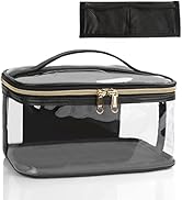 Makeup Bag, Clear Travel Makeup Bag Portable Makeup Organizer Cosmetic Bag, Cute Clear Pouch For ...