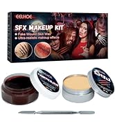 Scar Wax SFX Makeup Halloween Makeup Kit Fake Blood Makeup SFX Special Effects Makeup Kit for Par...