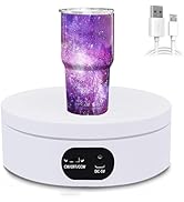 AREMOD Rotating Display Stand, 360 Degree Automatic Rotating Turntable,Making Supplies Spinner Tu...