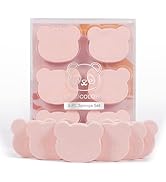 LULUCOLORS 6-Piece Panda-Shaped Makeup Sponge Set – Non-Latex, Dual Use for Dry and Wet Makeup Ap...