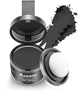 Acomler Instantly Root Cover Up Hairline Shadow Powder,Root Touch Up Hair Powder,Dark Brown for T...