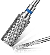 Lermende Nail Bits Drill/Cuticle Bits for Nail Drill - 3/32 Inch Tungsten Nail Drill Bits for Acr...