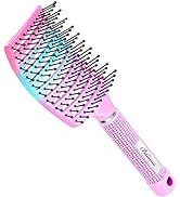 Hair Brush, Curved Vented Brush Faster Blow Drying, Paddle Detangling Hair Brushes for Women Men,...