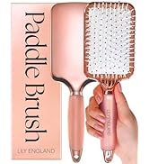 Lily England Hair Brush for Women For All Hair Types - Professional Paddle Brush for Blow Drying,...