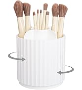 Anyoifax Makeup Brush Holder Organizer 360°Rotating Make Up Brushes Container for Vanity, Spinnin...