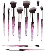 Professional Make Up Brush 10pcs Soft Bristles Hair Makeup Brushes Eyeliner Eyebrow Lip Contour B...