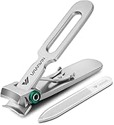 VANWIN Nail Clippers for Thick Nails, 16mm Wide Jaw Opening Oversized Toenail Clippers Cutter wit...