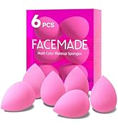 FACEMADE 6 PCS Makeup Sponges Set, Makeup Sponges for Foundation, Latex Free Beauty Sponges, Flaw...