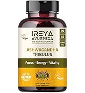 Ashwagandha Capsules with Tribulus Terrestris, Shatavari and Black Pepper | Endurance, Vitality &...