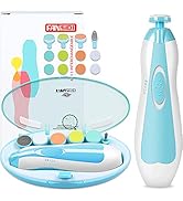 Baby Nail Trimmer Electric, FANSIDI Baby Nail Clippers Safe Baby Nail File Kit with Extra 12 Repl...