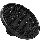 Volumizing Hair Diffuser Magnetic Hair Dryer Diffuser, Curl-Defining Attachment for Frizz-Free Cu...