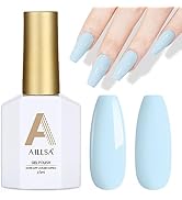 AILLSA Pastel Gel Nail Polish Macaron Light Blue Gel Polish Bright Spring Summer Colors Cotton Ca...