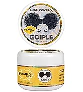 8.25 OZ Edge Control Wax for Women, Non-greasy Edge Smoother for Back Hair Extreme Hold Pack, Wat...