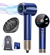 Hair Dryer High Speed Blow Dryer with 110000 RPM Brushless Motor Fast Drying - LED Display, Therm...