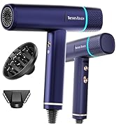Tresses Touch Hair Blow Dryer 150000 RPM, 200 Million Negative Ionic Blow Professional Hair Dryer...