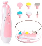 Baby Nail Trimmer Electric,Baby Nail Clippers, 6 in 1 Baby Nail File,Nail File Baby Grooming Kit ...
