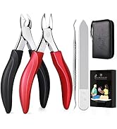 Toenail Clippers for Thick Nails, Toe Nail Clippers Adult Thick Nails Long Handle for Seniors Thi...
