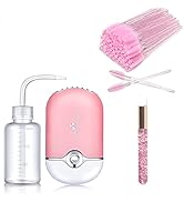 AREMOD Eyelash Extension Supplies with USB Air Conditioning Blower Lash Fan 50 Lash Shampoo Brush...