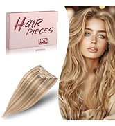 TESSHAIR Remy Hair Extensions Clip in Human Hair 14 Inch Clip in Extensions Real Human Hair Strai...