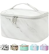 Meiyuuo Makeup Bag Cosmetic Bags Small for Women Zipper Pouch Makeup Organizer Waterproof Cute (W...