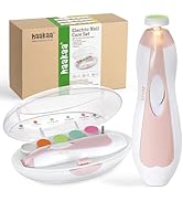 haakaa Baby Nail Trimmer Electric Safe Baby Nail Clippers Baby Nail File Kit Manicure Set, Trim P...