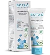 EWG VERIFIED- BOTAO BABY’S NATURAL DIAPER RASH CREAM: Naturally Soothes Irritated Red Baby Rashes...