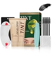 Lash Color Kit, DIY Eyelash & Eyebrow Color Kit Long-lasting for 4 Weeks, Easy Application for Sa...