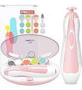 FANSIDI Baby Nail File Electric Nail Trimmer Safe Baby Nail Clippers Manicure Set with 10 Grindin...