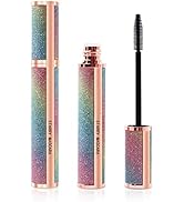 Starry Sky Waterproof Mascara Strong Black Long Lasting Smudge Proof Curling Thicking 4D Silk Fib...