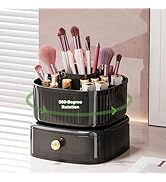 HSSPANFN 2024 New 360°Rotating Makeup Holder Organizer, Makeup Organizer with Drawers, Multifunct...
