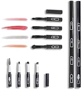 2PCS Travel Makeup Brush Set 4 in 1 Makeup Brushes Set Mini Portable Real Techniques Brushes Deta...