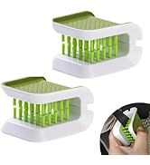 Sodcay Pack-2 Car Seat Belt U-Shaped Cleaning Brush, Foldable Closed Structure Multifunctional Ta...