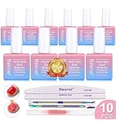 Gel Nail Polish Remover 10 Pack Professional Gel Polish Remover Non-Irritating Quick Easy, Nail P...