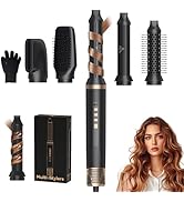 Blow Dryer Brush 5 in 1,110,000 RPM High Speed Hair Dryer Brush, Upgraded Negative Ionic Left & R...