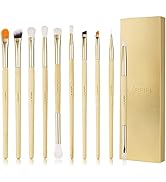 BEILI Eye Makeup Brushes 10pcs Eyeshadow Brushes Vegan Makeup Brushes Set with Soft Synthetic Hai...