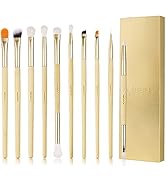BEILI Eye Makeup Brushes 10pcs Eyeshadow Brushes Vegan Makeup Brushes Set with Soft Synthetic Hai...